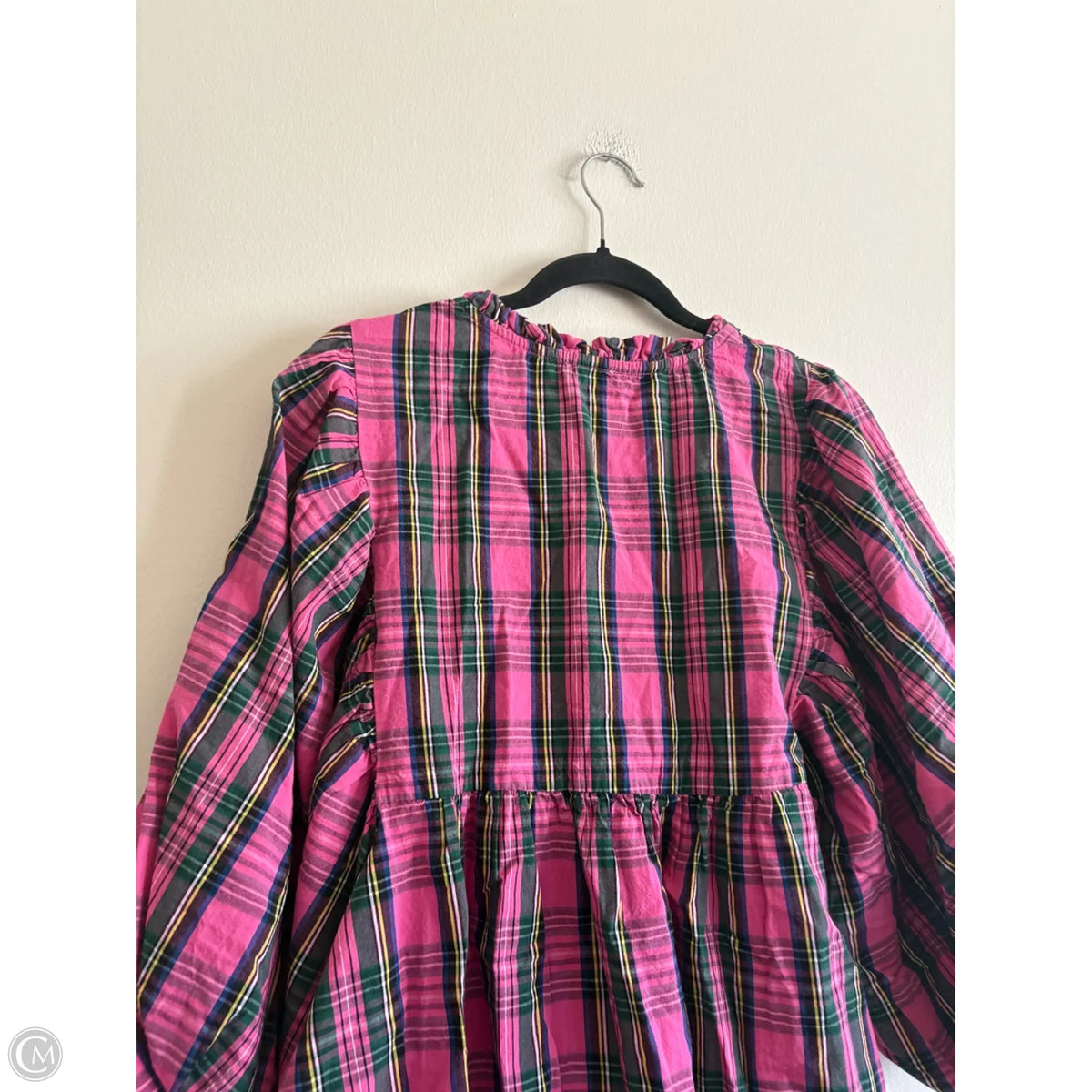 Dress Casual Midi By Mudpie In Plaid Pattern, Size: L
