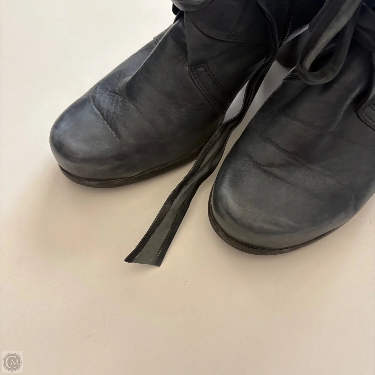 Boots Ankle Heels By Cmc In Blue, Size: 8
