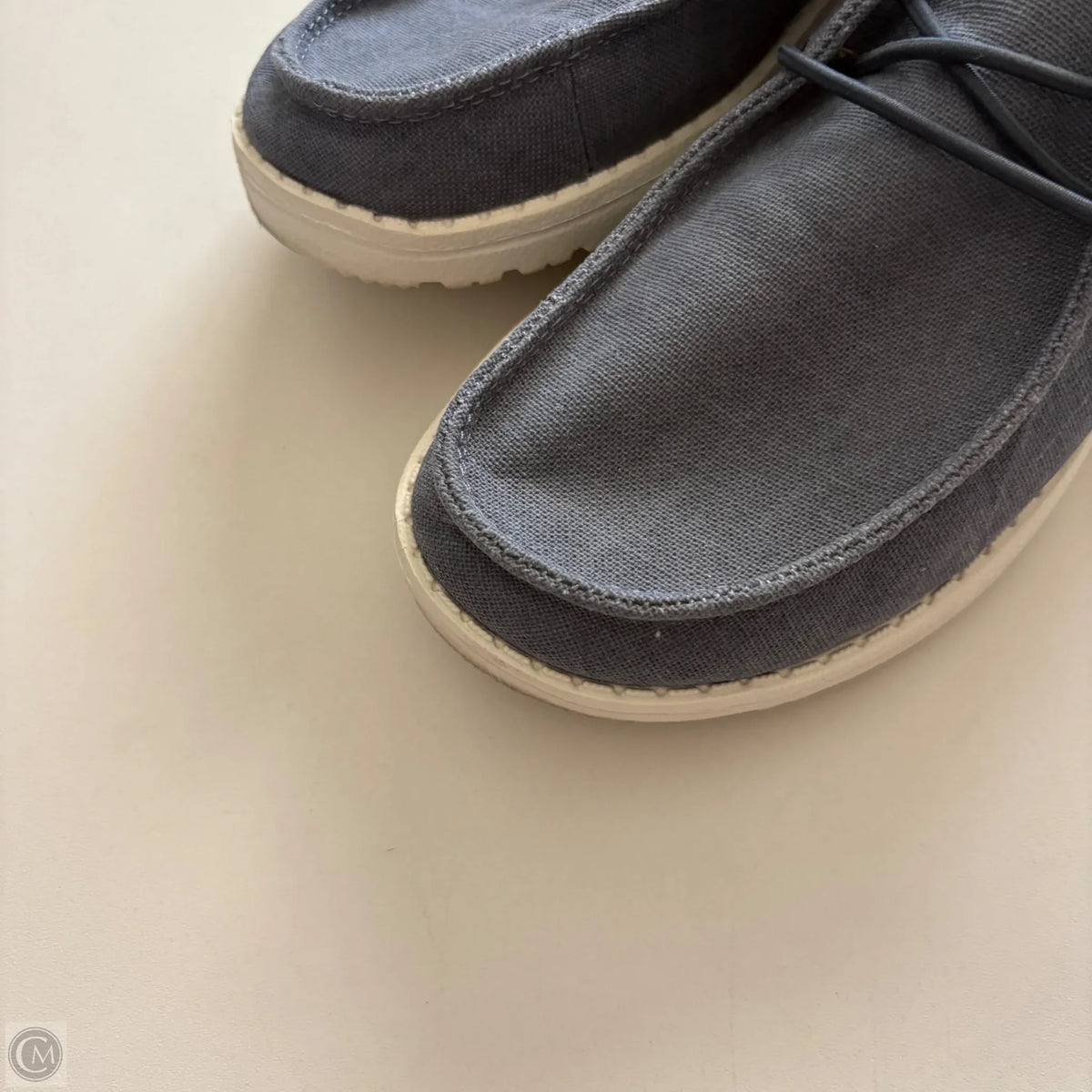 Shoes Flats By Hey Dude In Blue, Size: 6