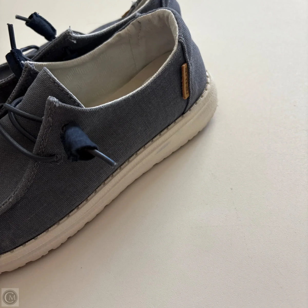 Shoes Flats By Hey Dude In Blue, Size: 6