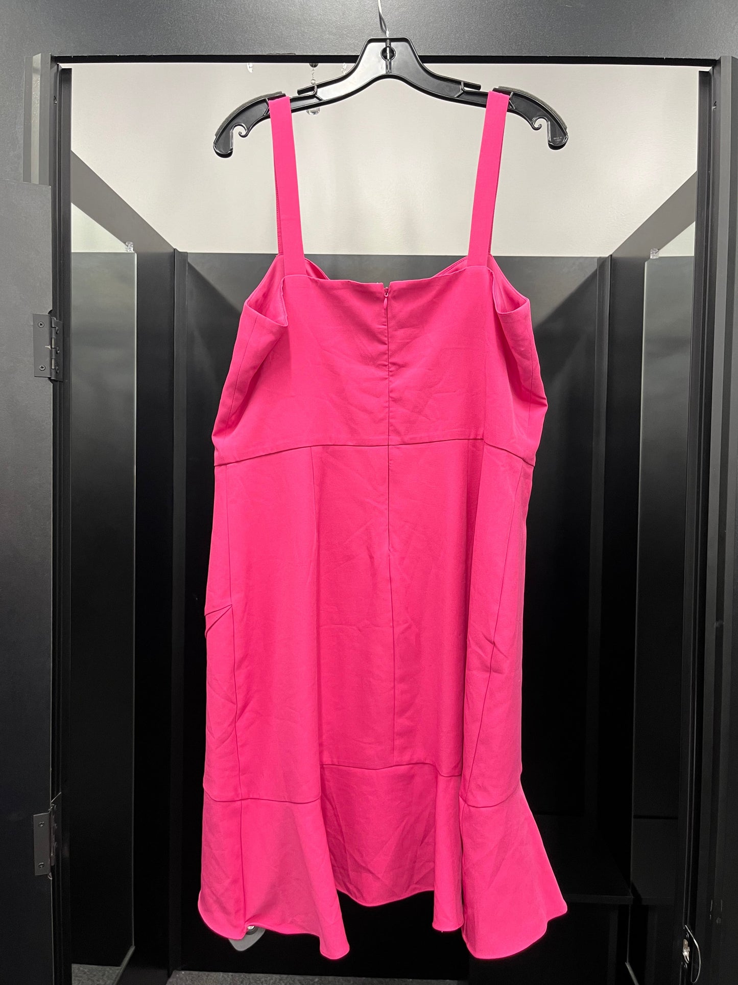 Pink Dress Party Midi Bcbg, Size Xl