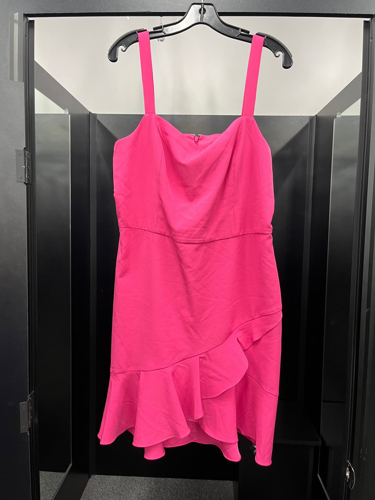 Pink Dress Party Midi Bcbg, Size Xl