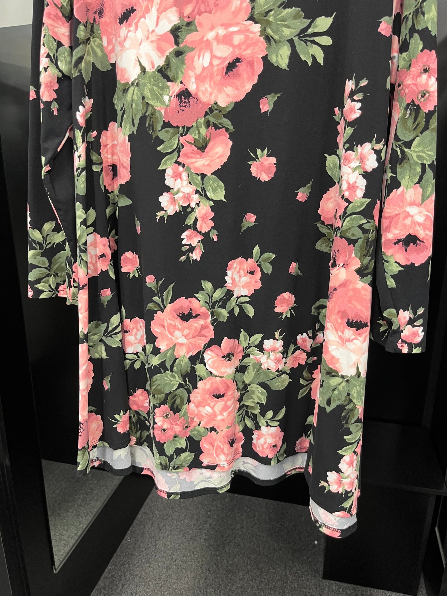 Floral Dress Casual Midi TMG, Size 3x