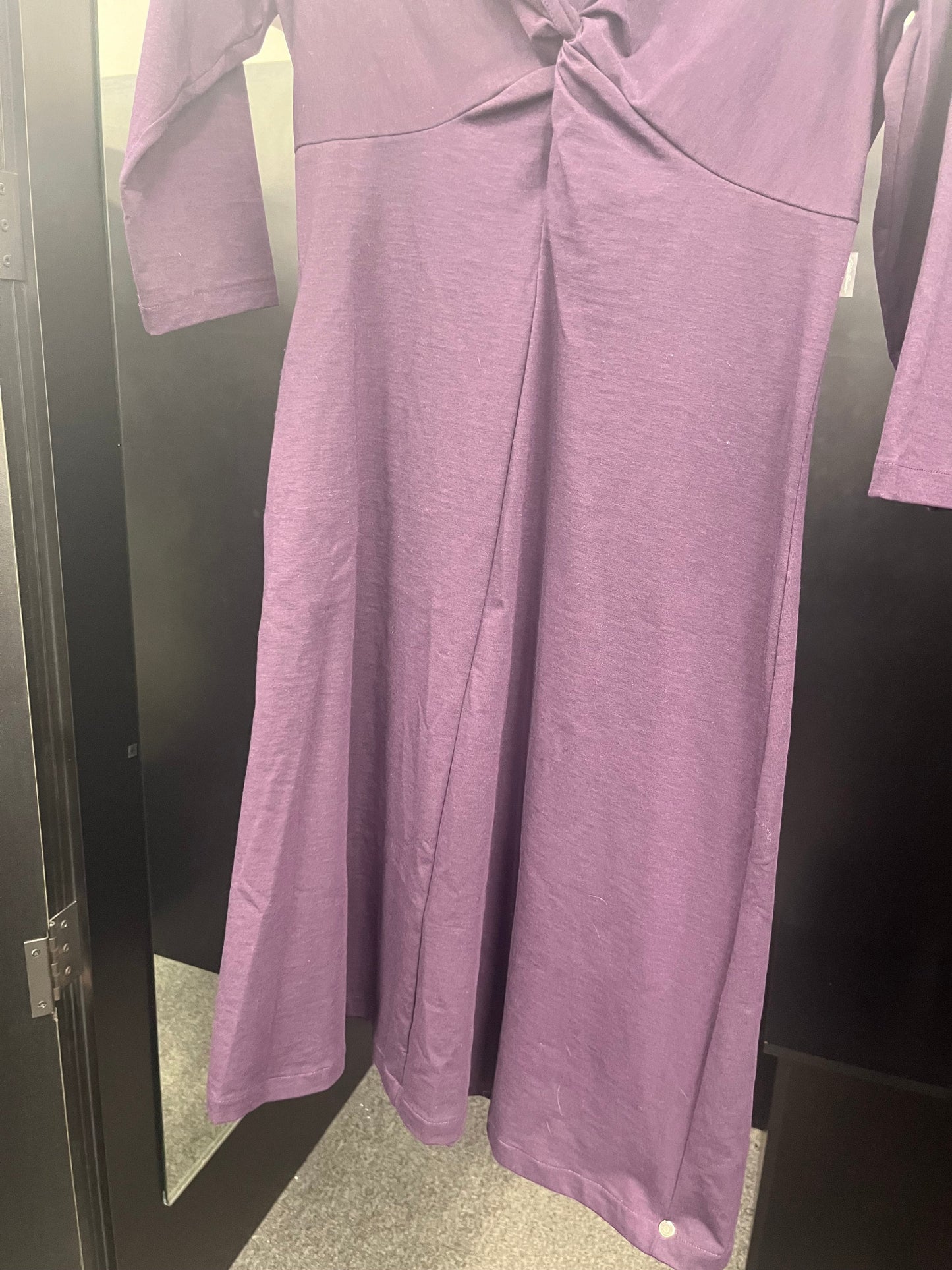 Purple Dress Casual Midi Eddie Bauer, Size Xs