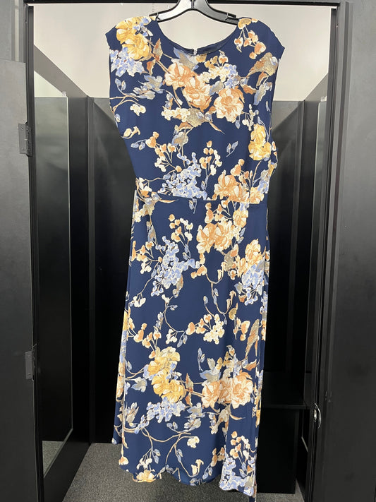 Floral Dress Work Ralph Lauren Black Label, Size Xxl