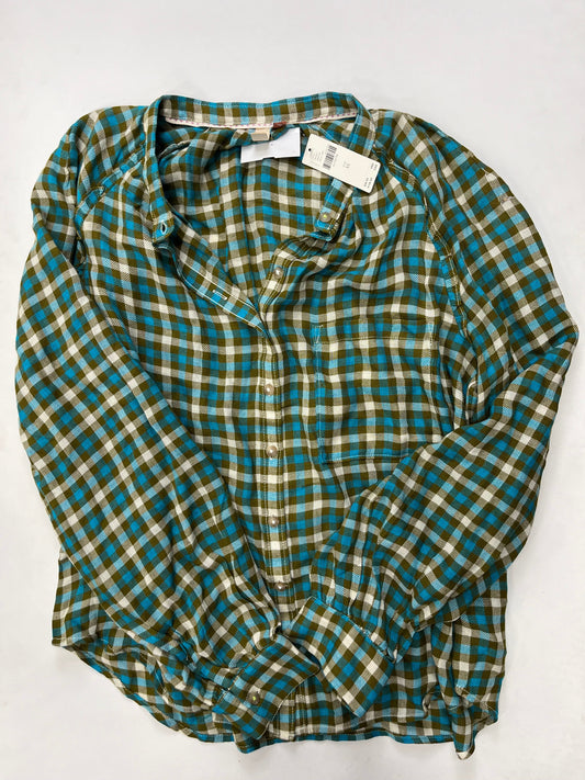 Blouse Long Sleeve By Pilcro NWT  Size: Xl