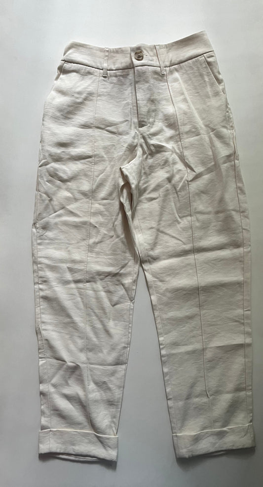 Cream Pants Ankle A New Day, Size 4