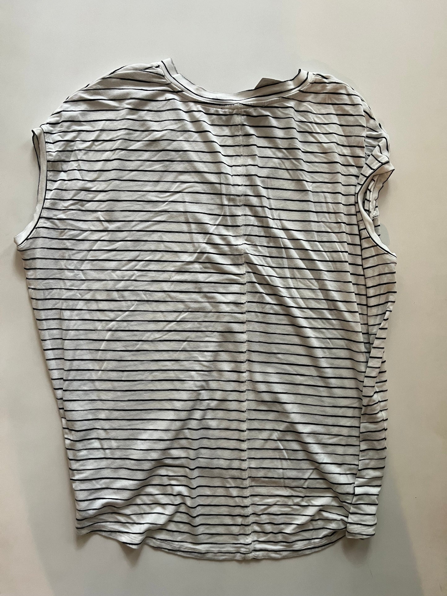 Striped Top Short Sleeve Joan Vass, Size Xs
