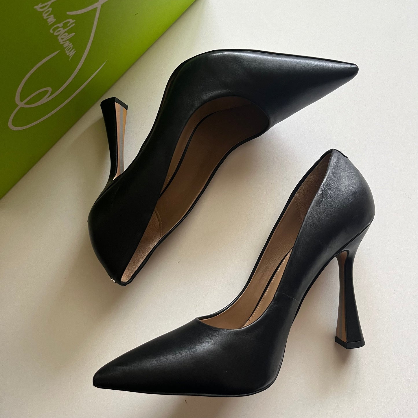 Black Shoes Heels Stiletto Sam Edelman, Size 9.5