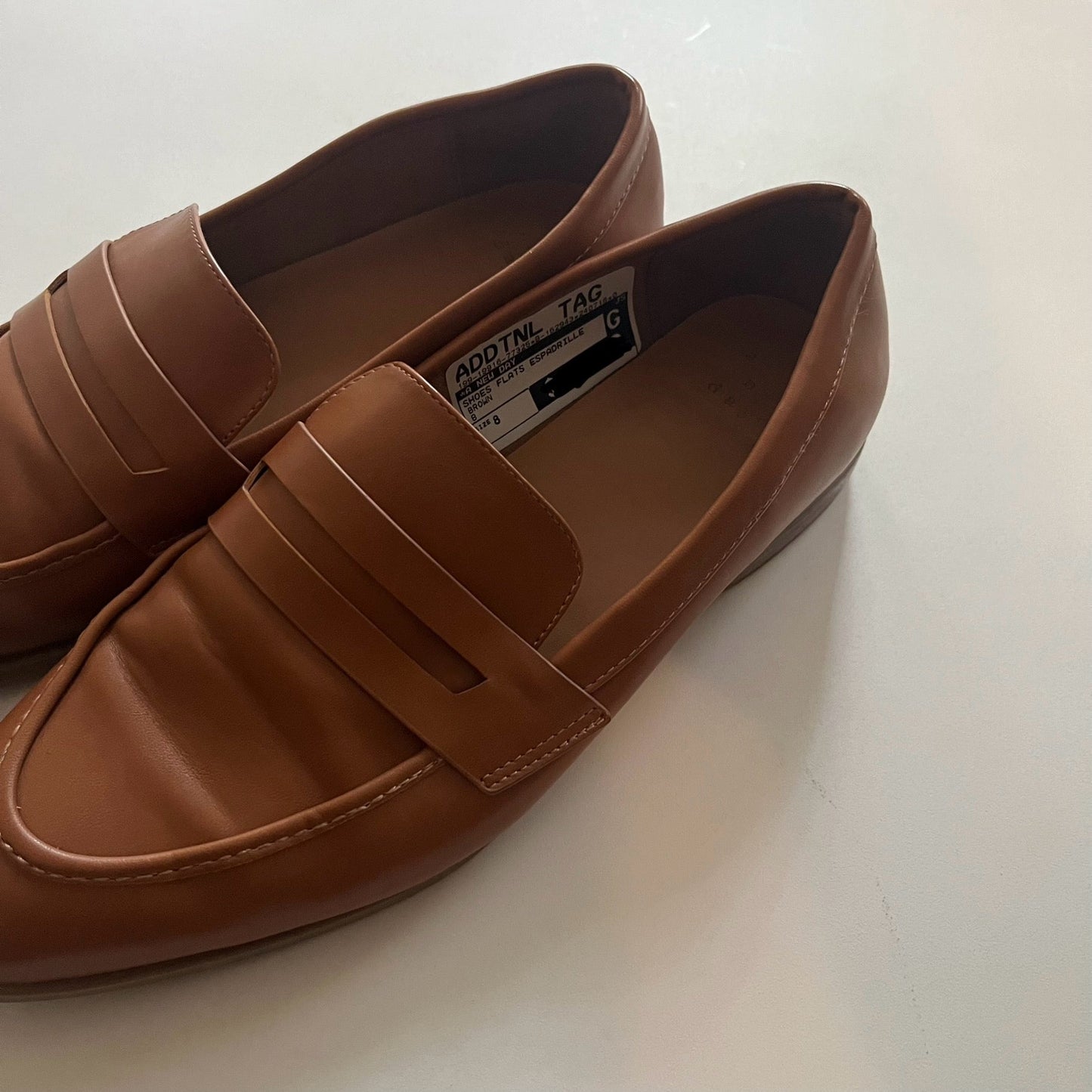 Brown Shoes Flats Espadrille A New Day, Size 8