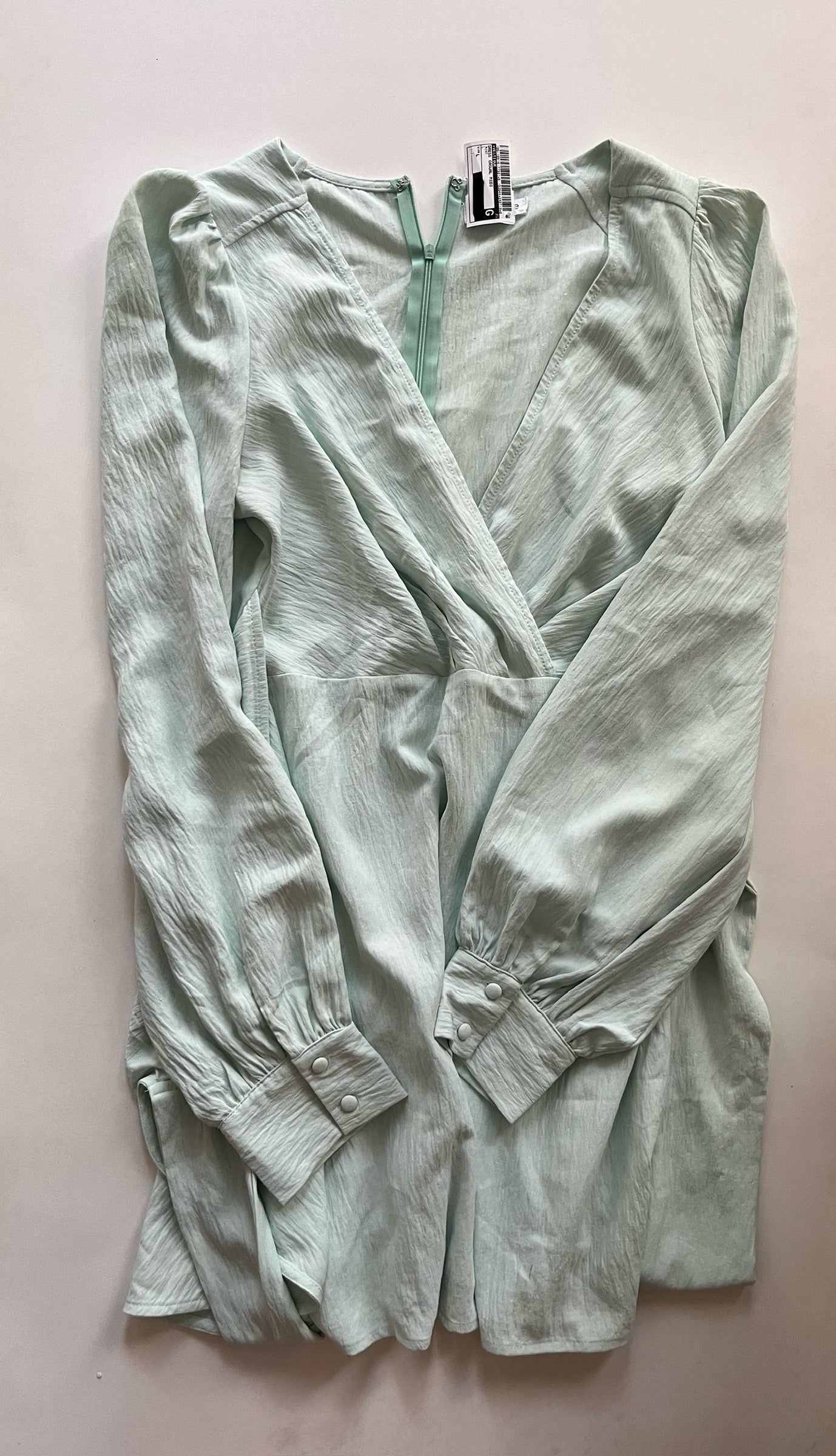 Mint Dress Casual Midi Vestique, Size L