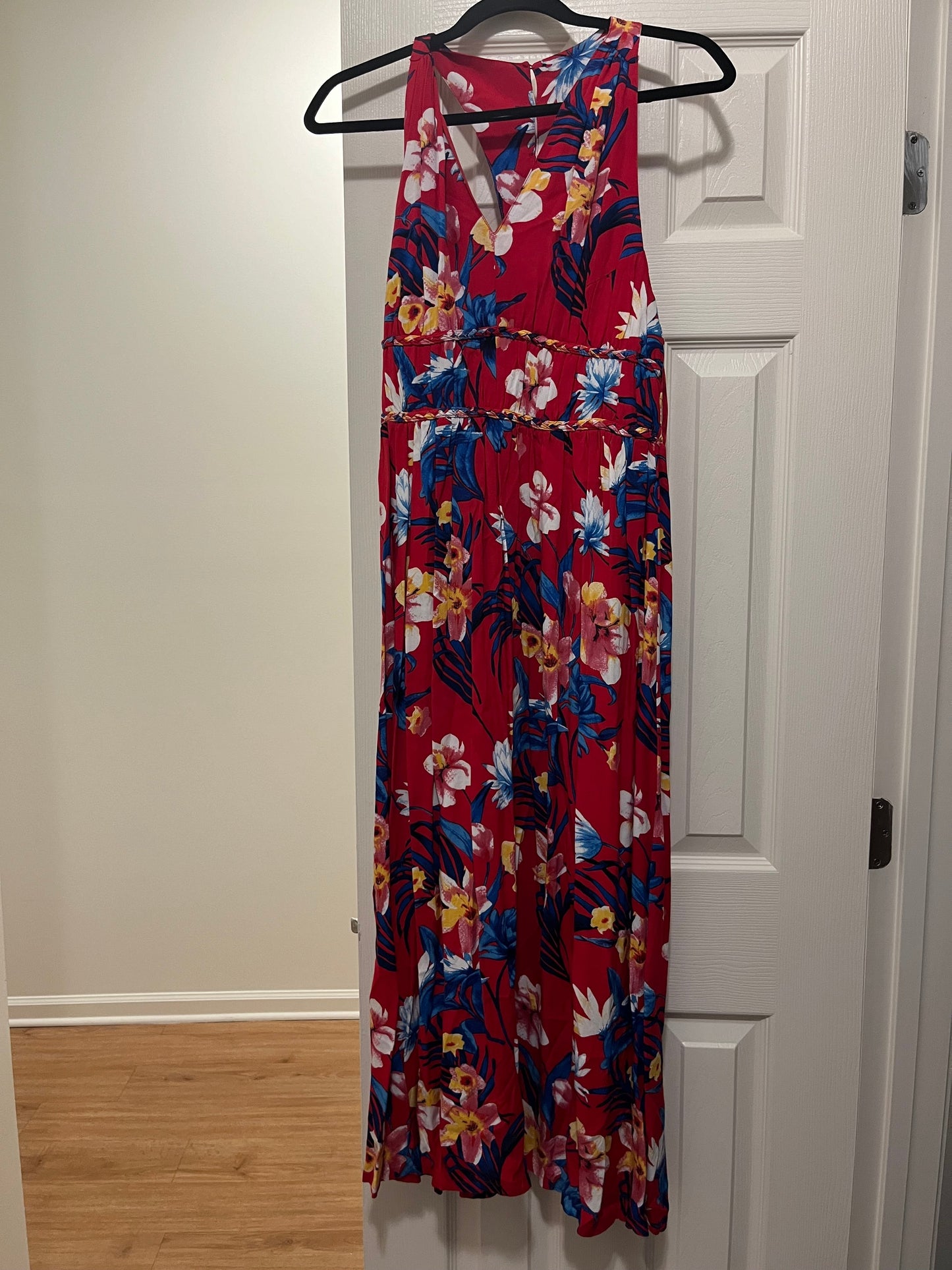 Floral Dress Casual Maxi Japna, Size L