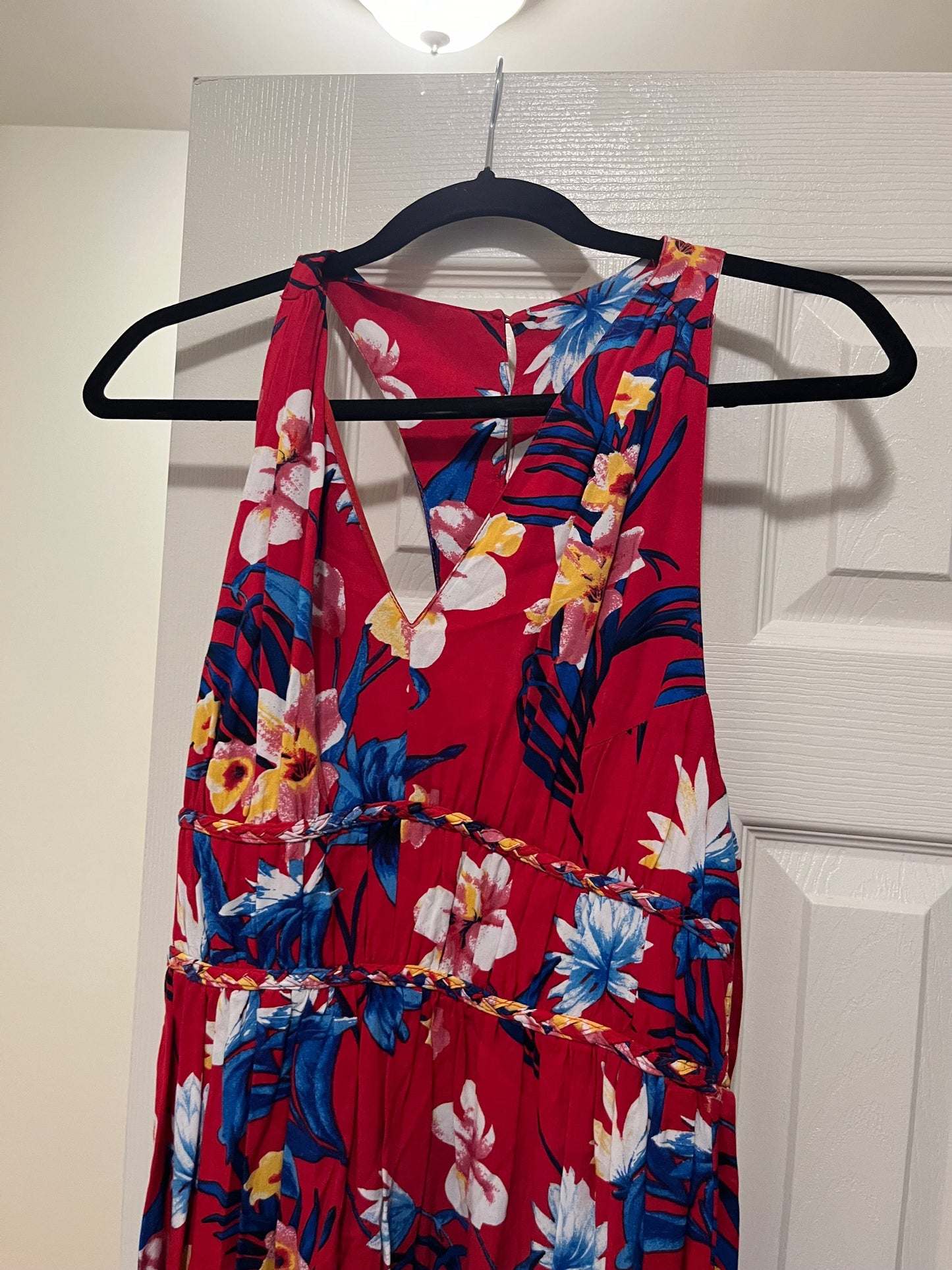 Floral Dress Casual Maxi Japna, Size L