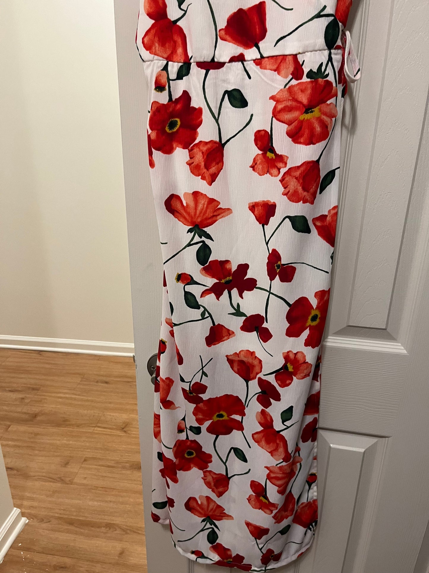 Floral Dress Casual Maxi GB, Size L