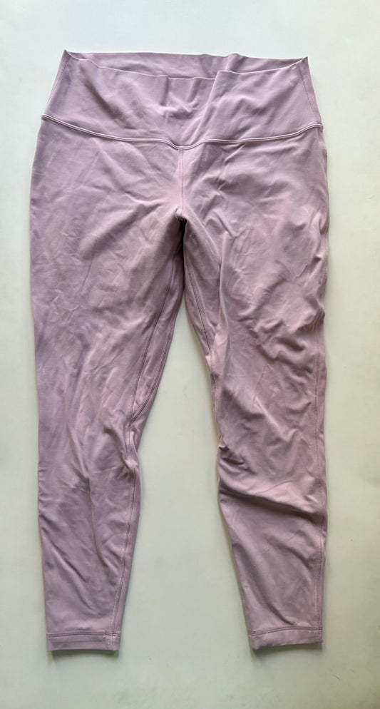 Athletic Leggings By Lululemon In Pink, Size: L