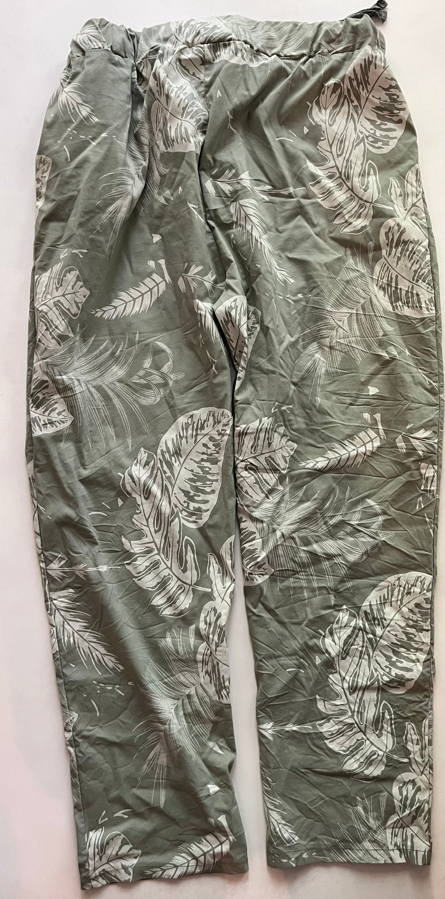 Green Pants Ankle Kaktus, Size Xxl