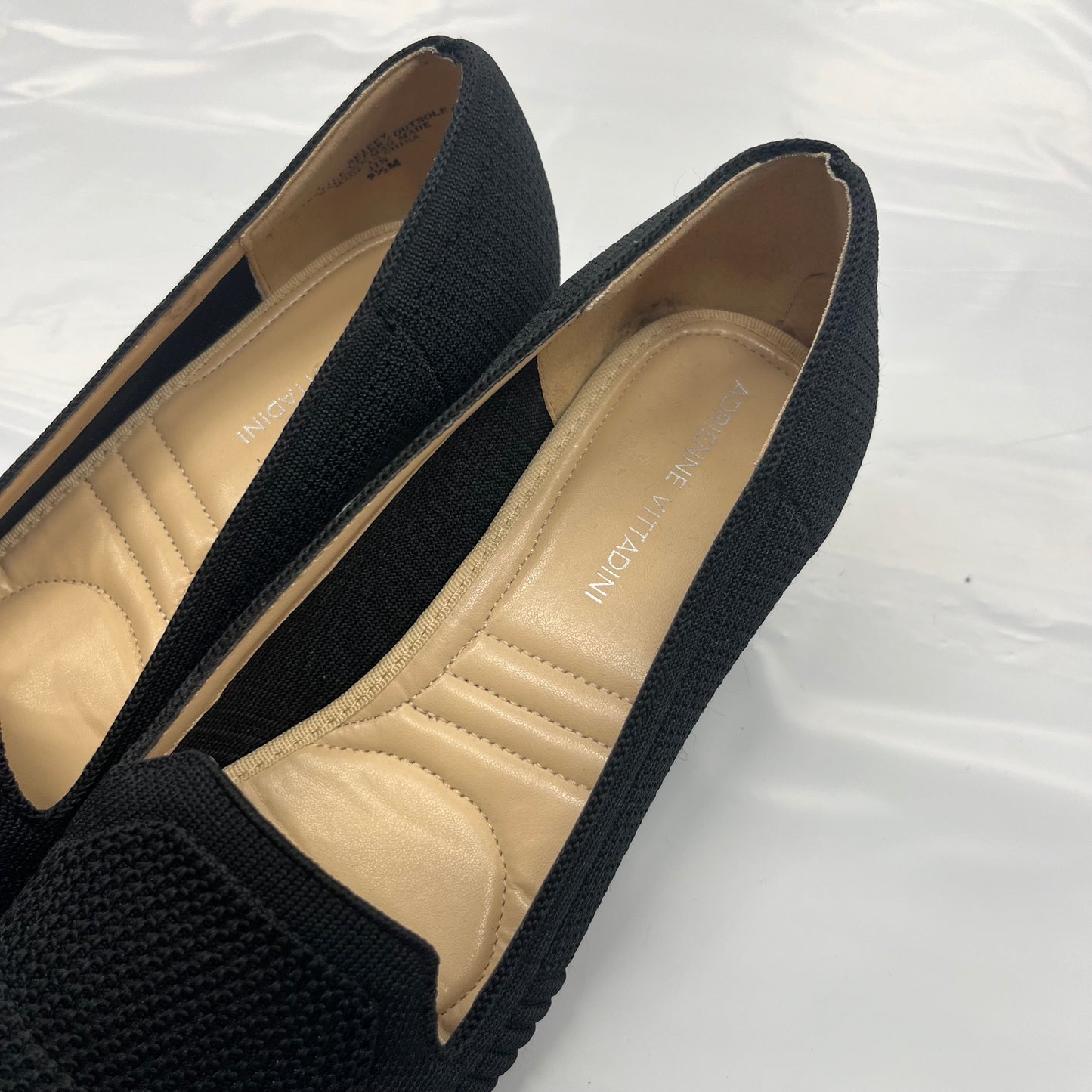 Black Shoes Heels Stiletto Adrienne Vittadini, Size 9.5