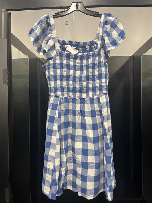 Dress Casual Midi By Old Navy In Blue, Size: L