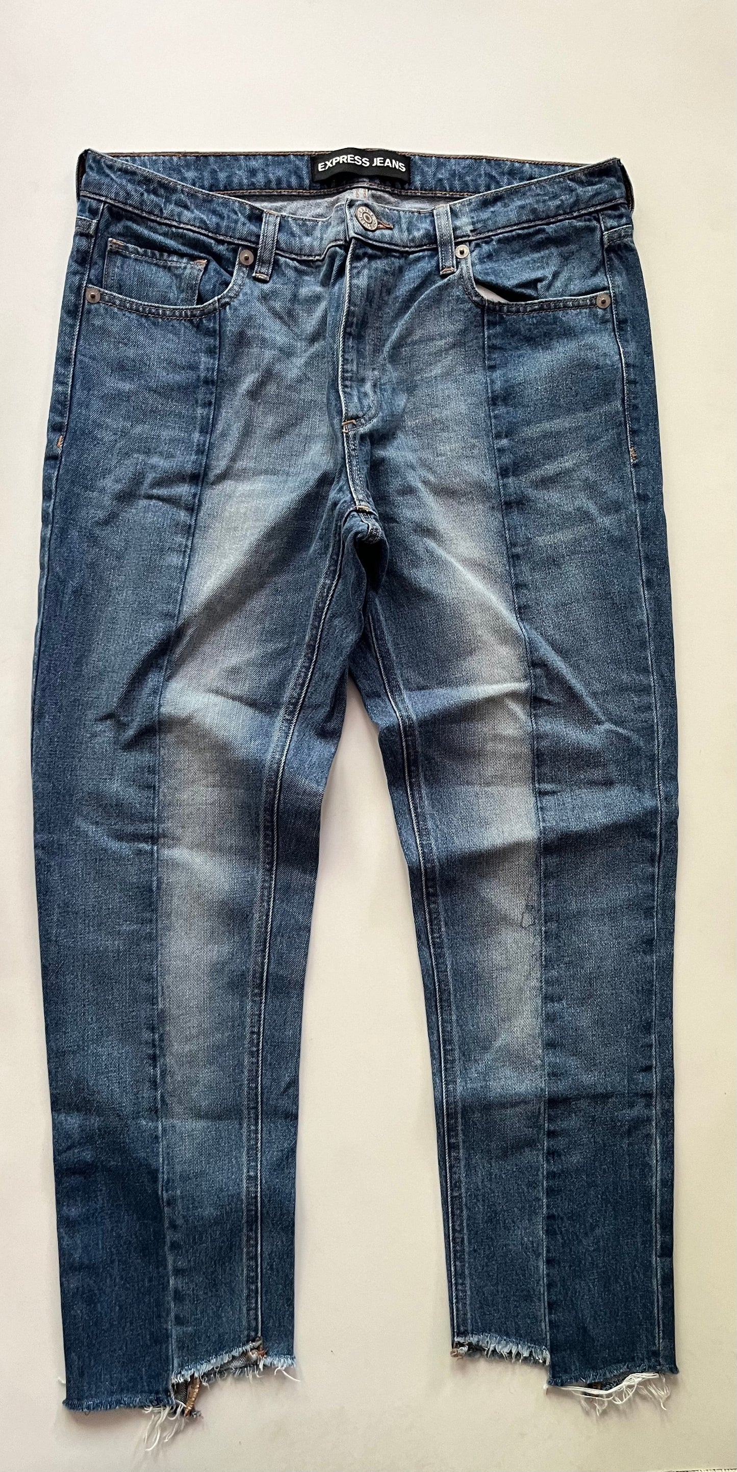 Jeans Straight By Express In Blue, Size: 10