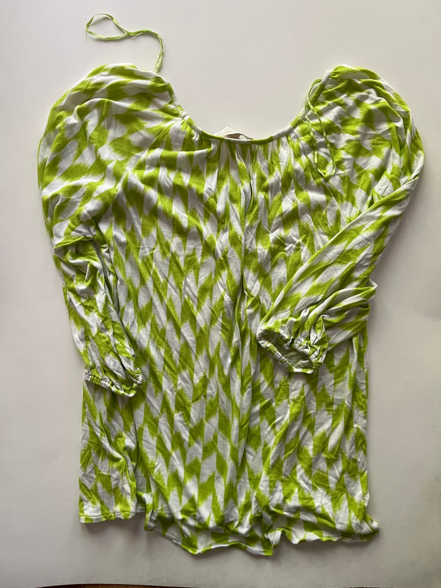 Blouse Long Sleeve By Michael By Michael Kors In Lime Green, Size: Xs