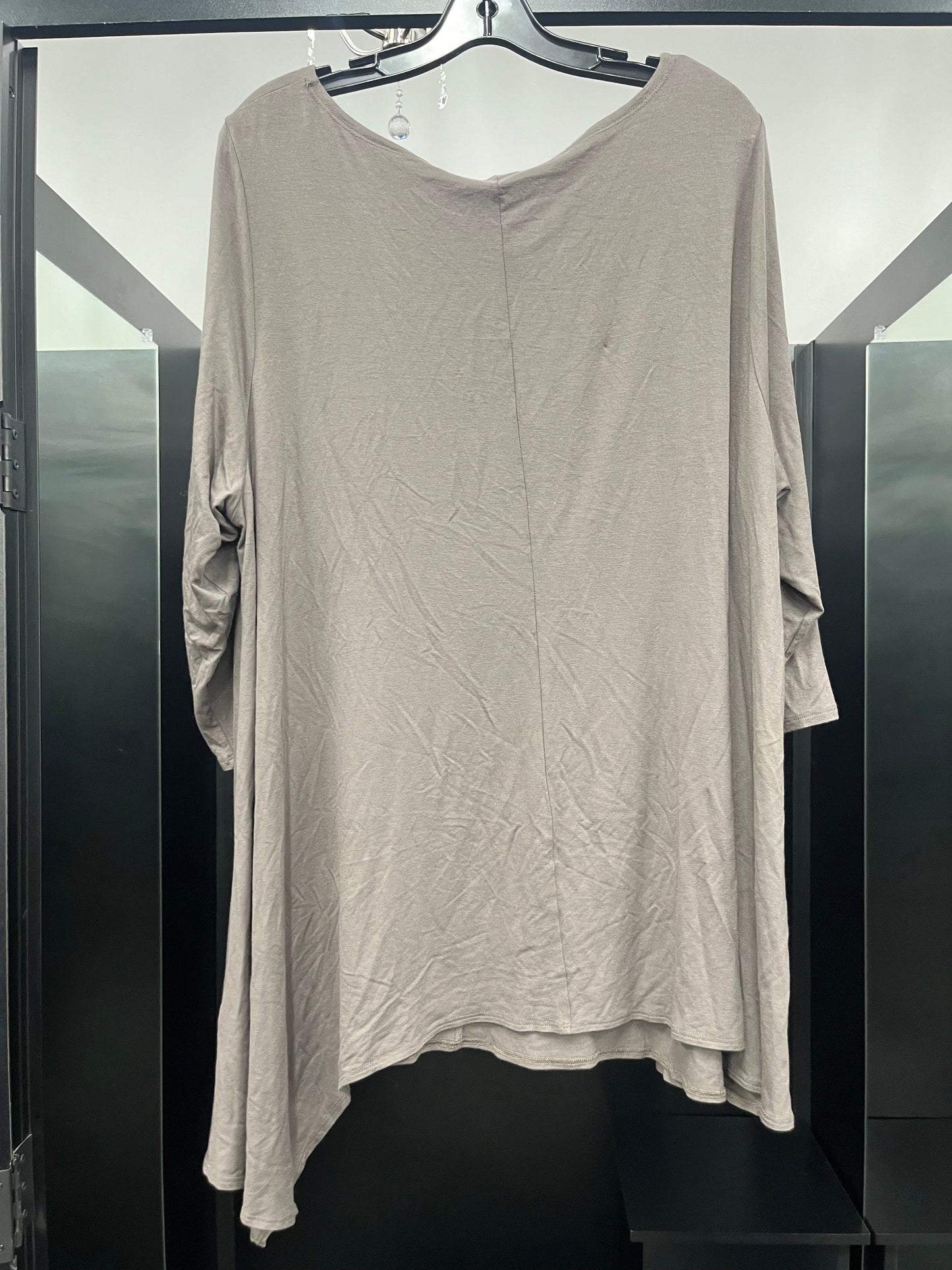 Grey Blouse Long Sleeve Eileen Fisher, Size 3x