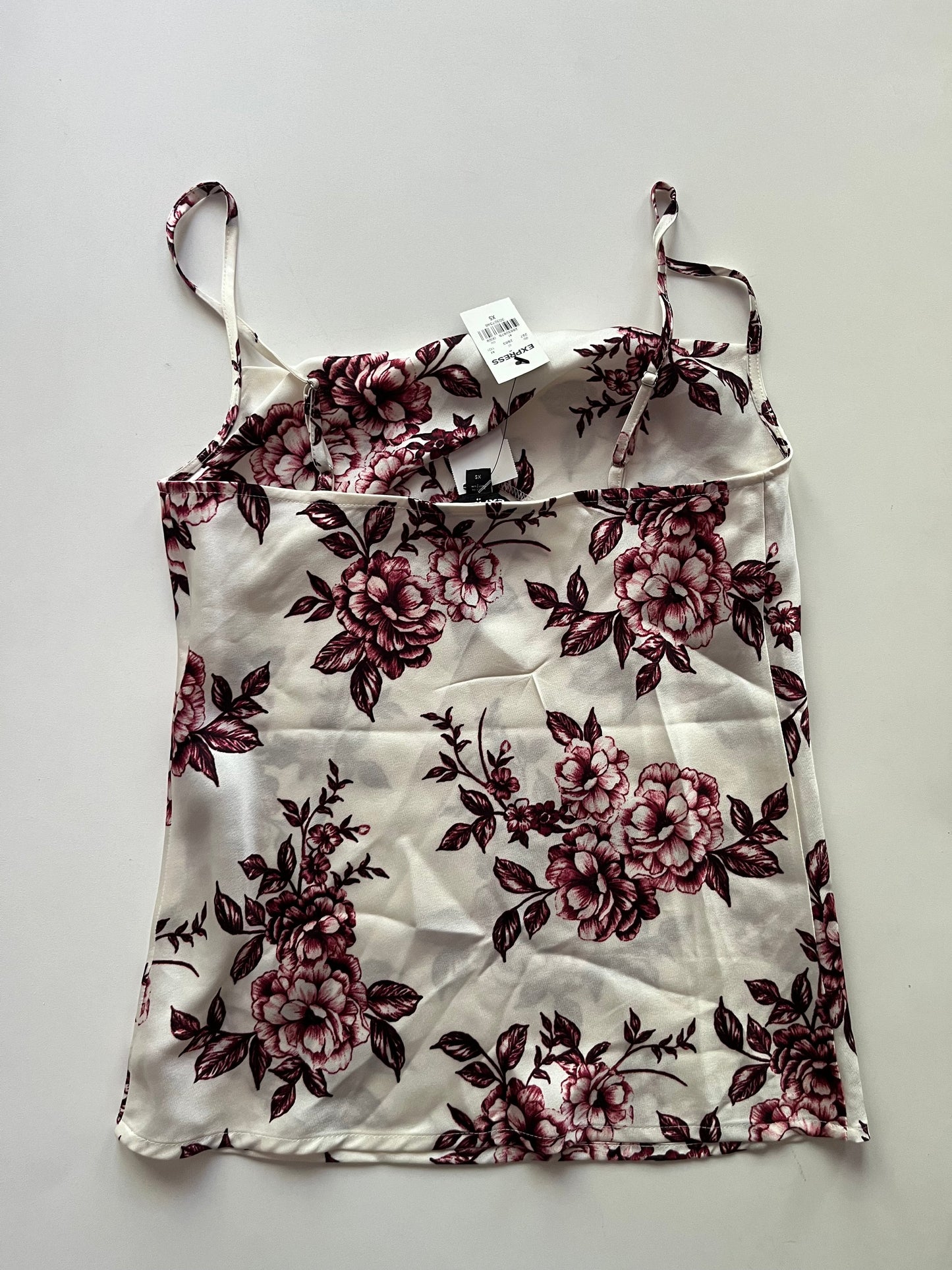 Blouse Sleeveless By Express In Floral, Size: XS