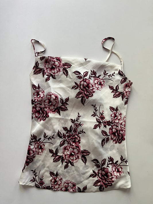 Blouse Sleeveless By Express In Floral, Size: XS