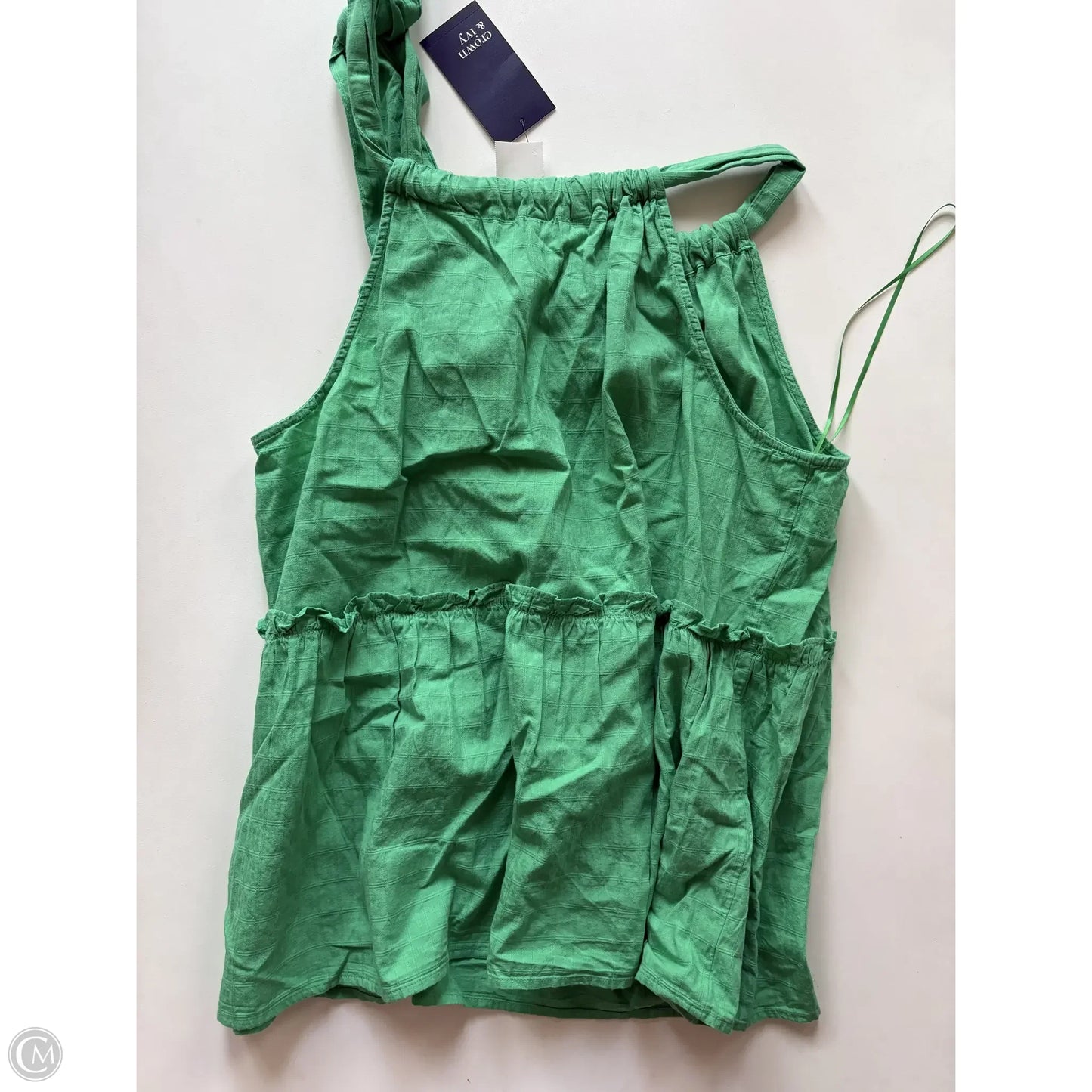 Blouse Sleeveless By Crown And Ivy In Green, Size: Xl