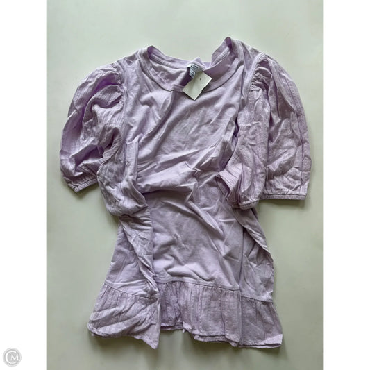 Blouse Short Sleeve By Crown And Ivy In Purple, Size: Xxl