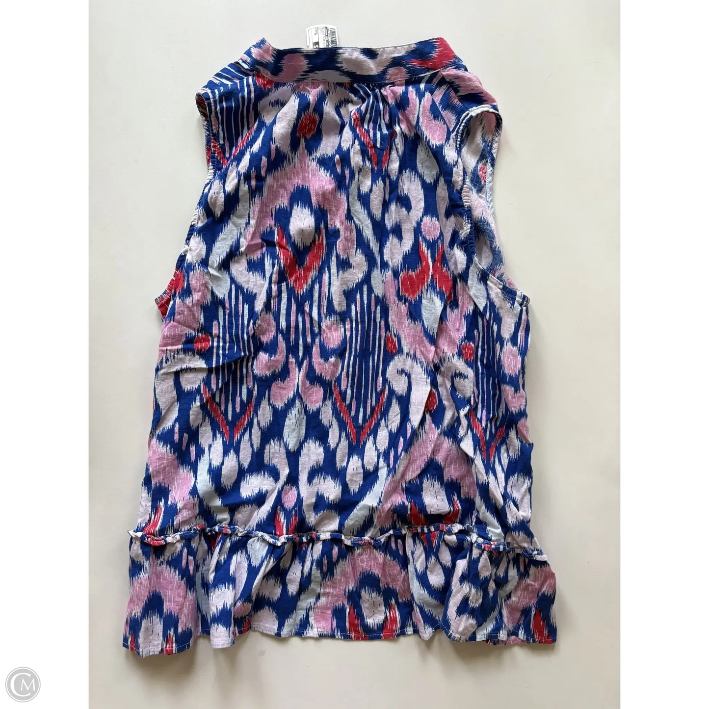 Blouse Sleeveless By Crown And Ivy In Multi-colored, Size: Xl