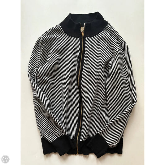 Blazer By Anne Klein In Black & White, Size: L