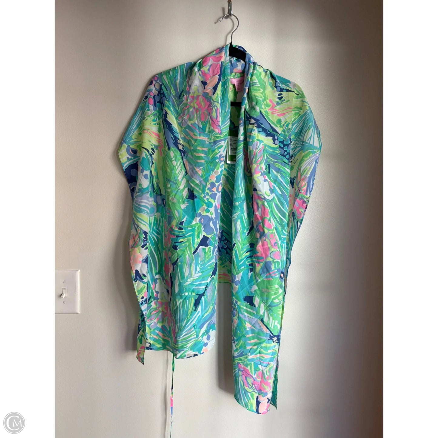 Blouse Designer By Lilly Pulitzer In Blue, Size: S