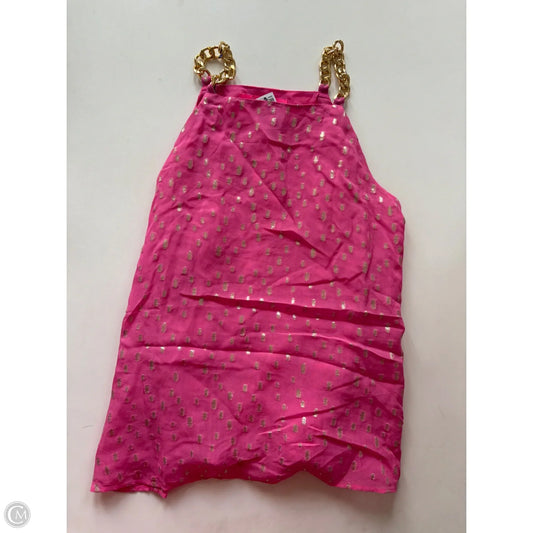 Top Sleeveless Designer By Lilly Pulitzer In Pink, Size: 4