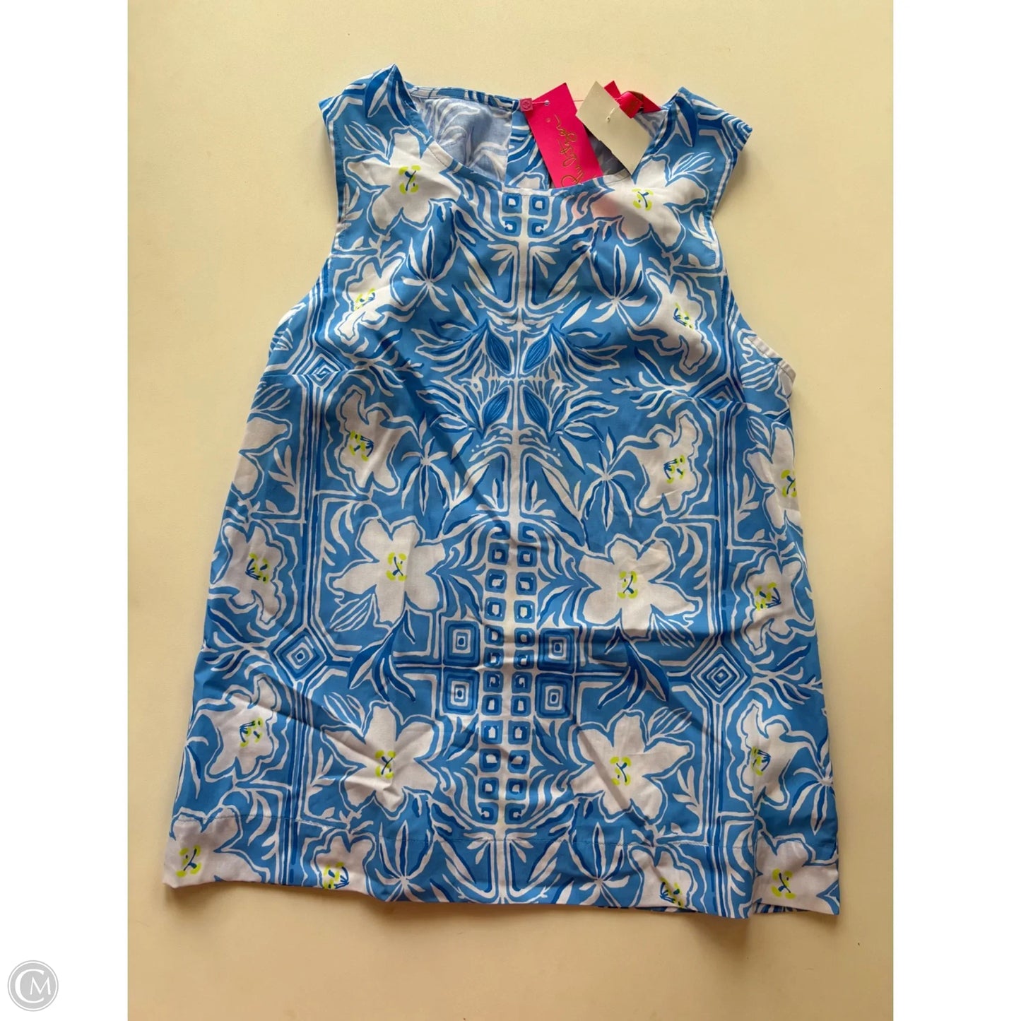 Top Sleeveless Designer By Lilly Pulitzer In Blue, Size: Xs