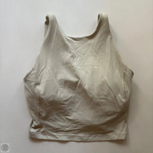 Athletic Tank Top By Lululemon In Cream, Size: S