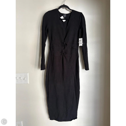 Dress Casual Midi By Bar Iii In Black, Size: M