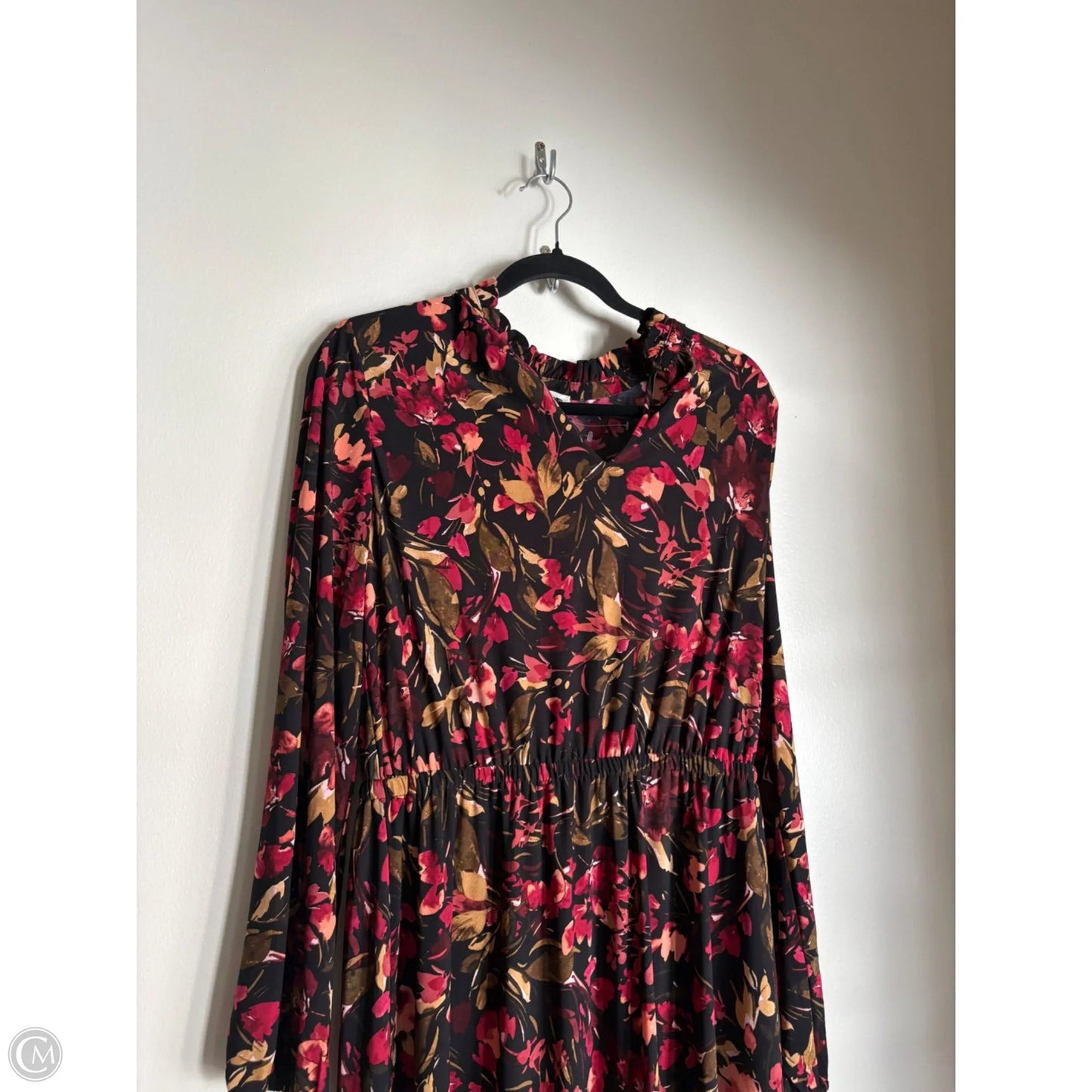 Dress Casual Midi By Anne Klein In Floral Print, Size: 10
