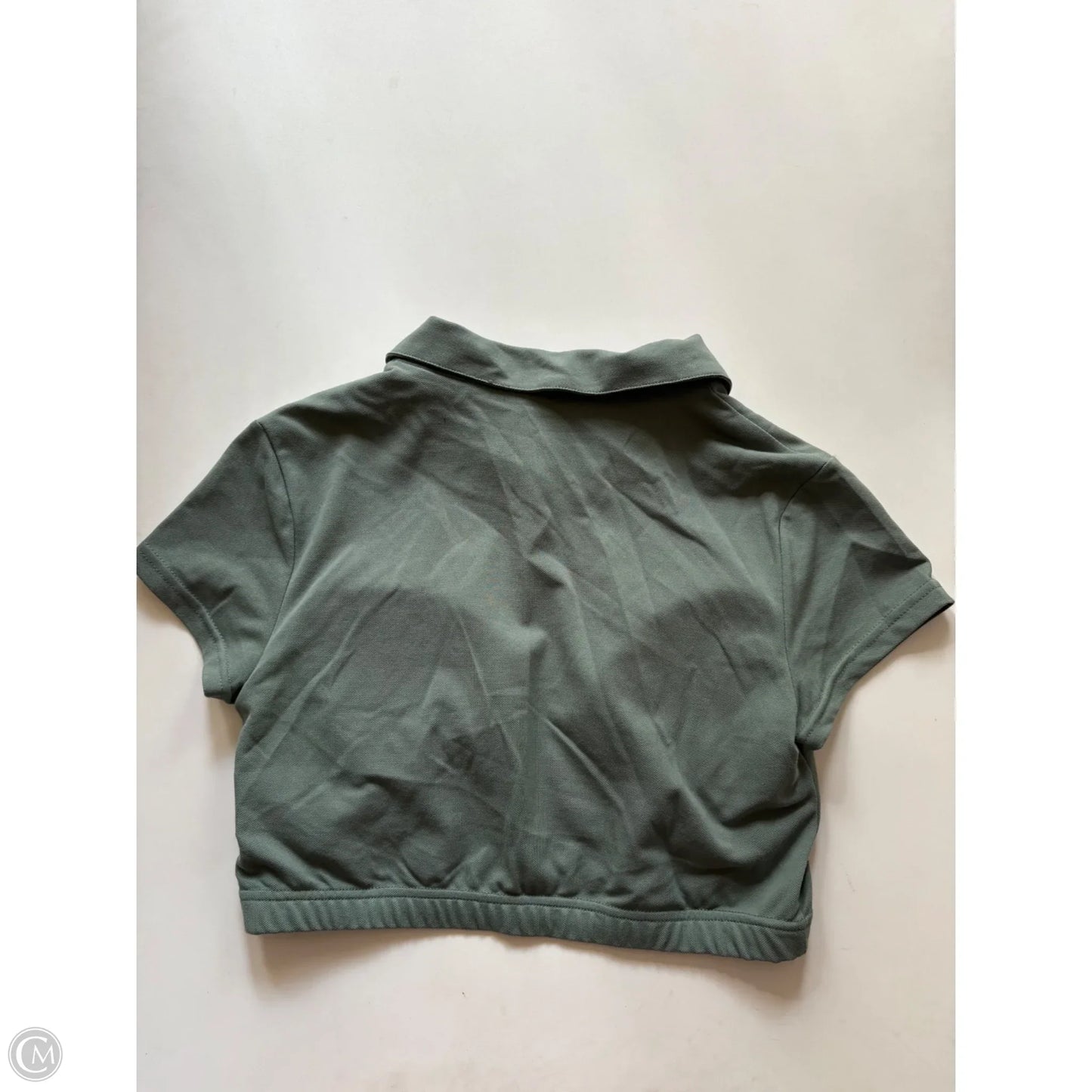 Blouse Short Sleeve By Kimberly In Green, Size: M