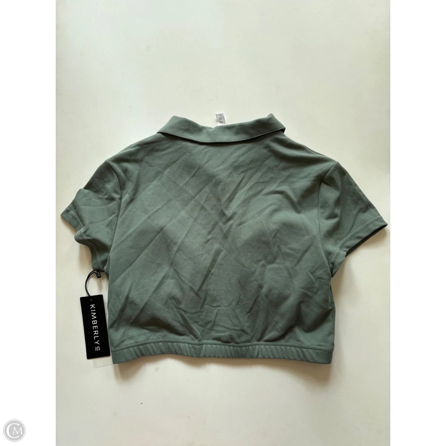 Blouse Short Sleeve By kimberly In Green, Size: M