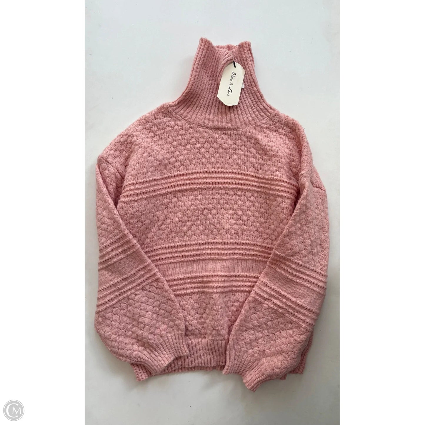 Sweater By vine and love In Pink, Size: L