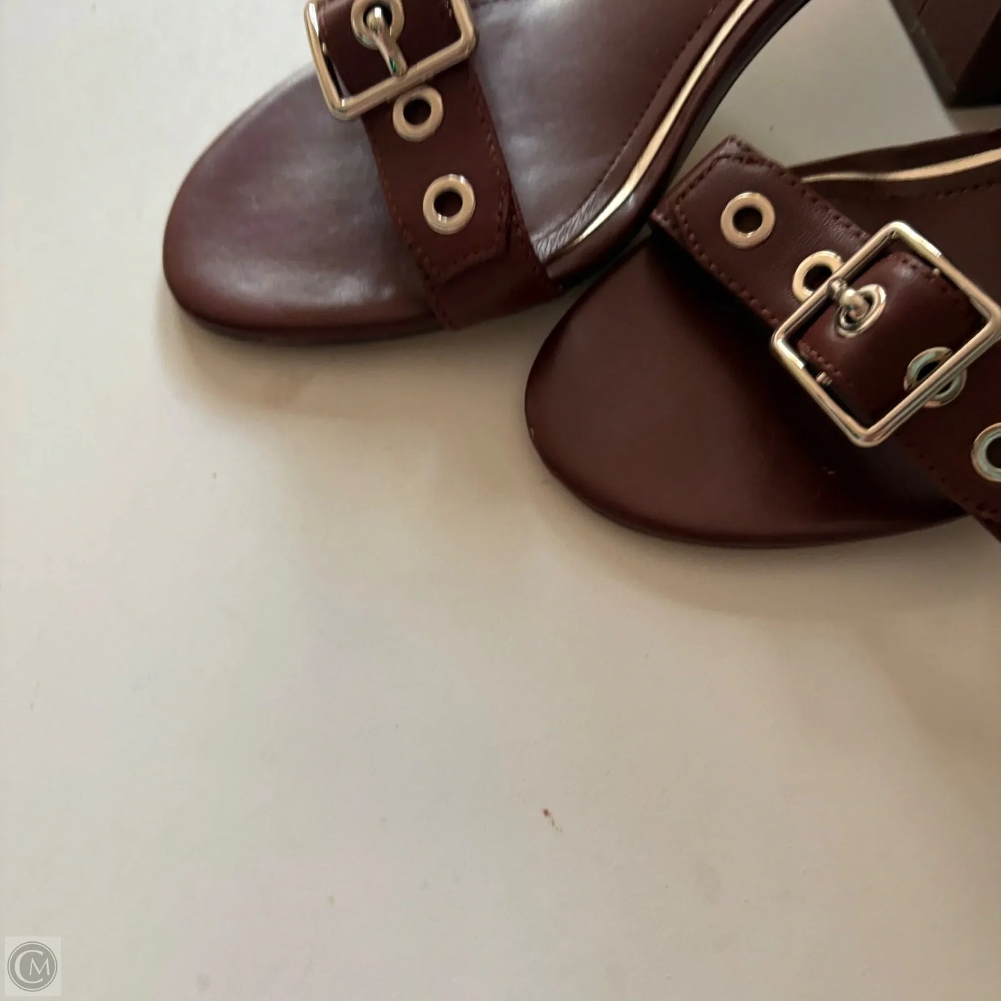 Shoes Heels Block By White House Black Market In Maroon, Size: 7