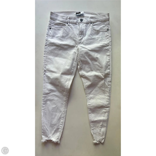 Jeans Skinny By Loft In White, Size: 8