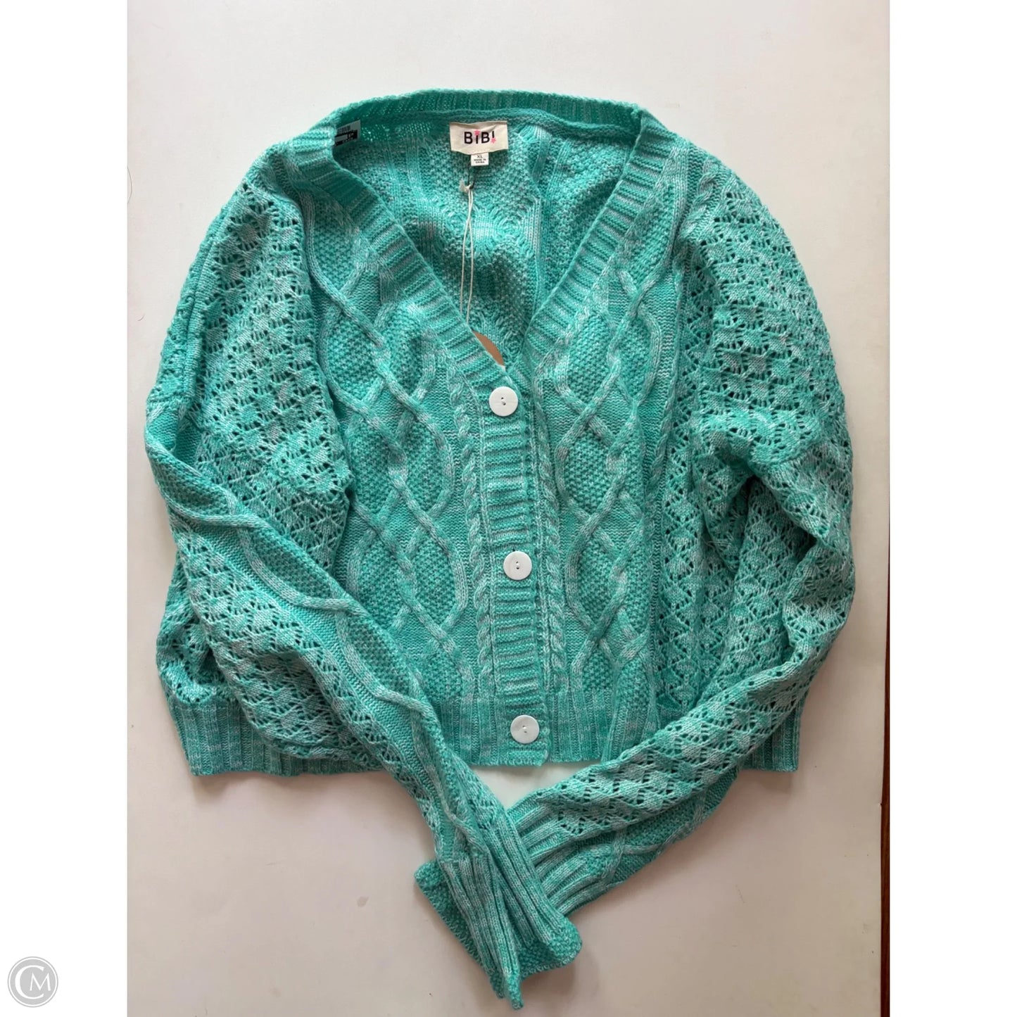 Sweater By Bibi In Blue, Size: Xl