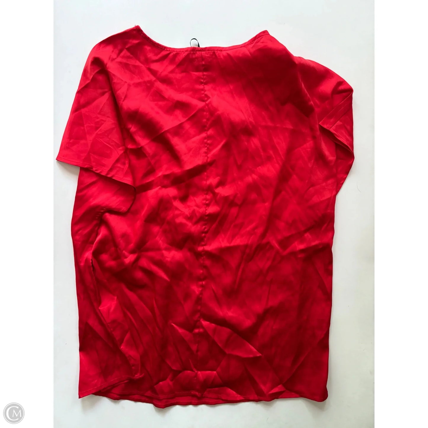 Blouse Short Sleeve By vine and love In Red, Size: M