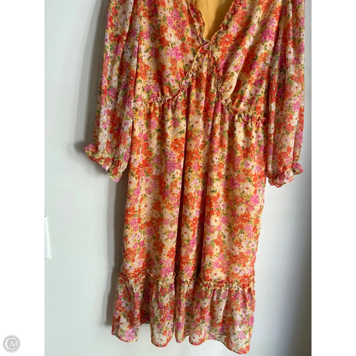 Dress Casual Short By Nanette By Nanette Lepore In Floral Print, Size: 14