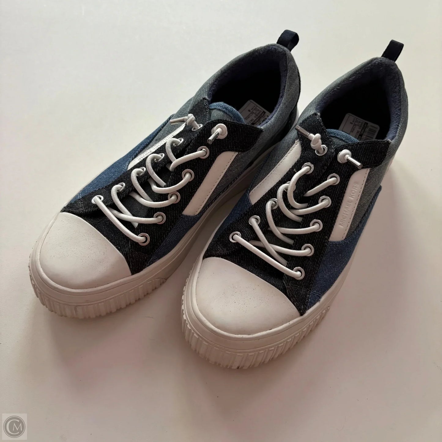 Shoes Designer By Michael Kors In Blue, Size: 8