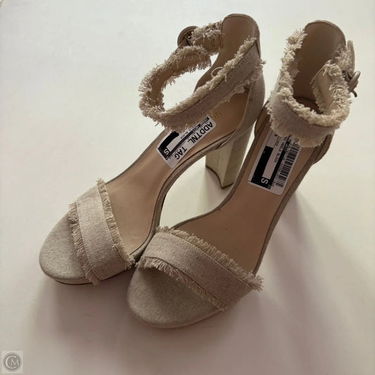 Shoes Heels Block By Nine West In Tan, Size: 8
