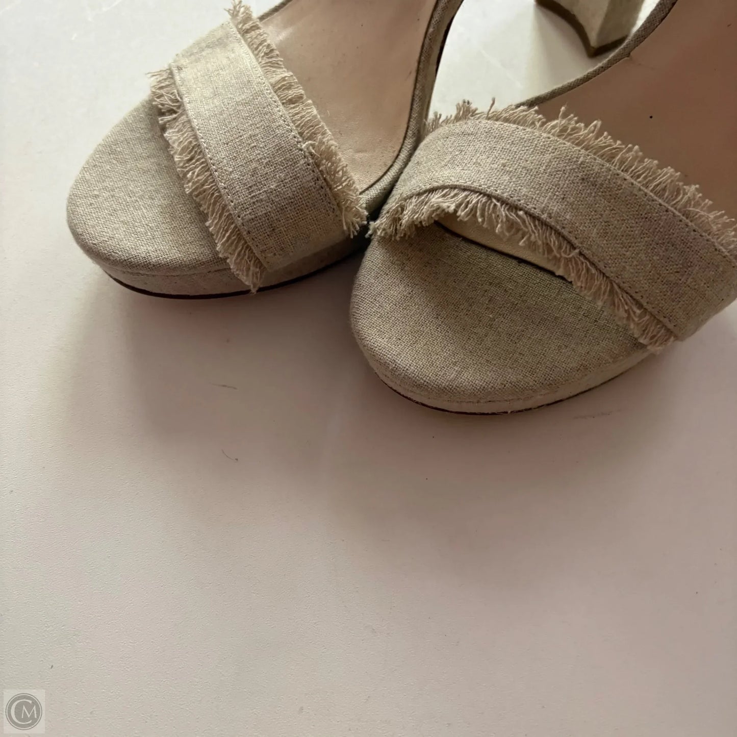 Shoes Heels Block By Nine West In Tan, Size: 8