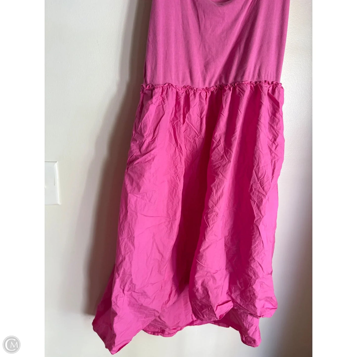Dress Casual Midi By A New Day In Pink, Size: Xl