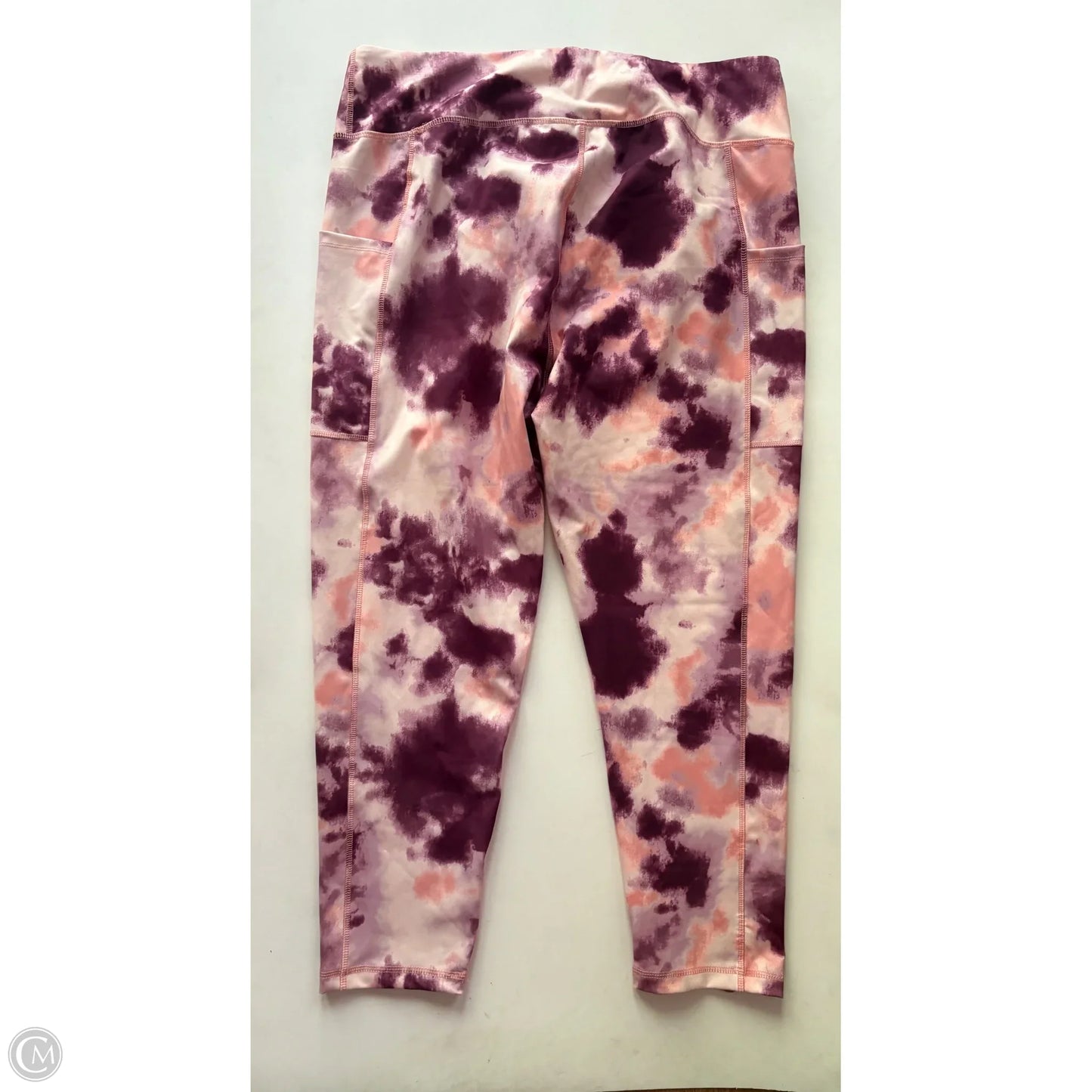 Athletic Leggings By Cato In Purple, Size: Xl